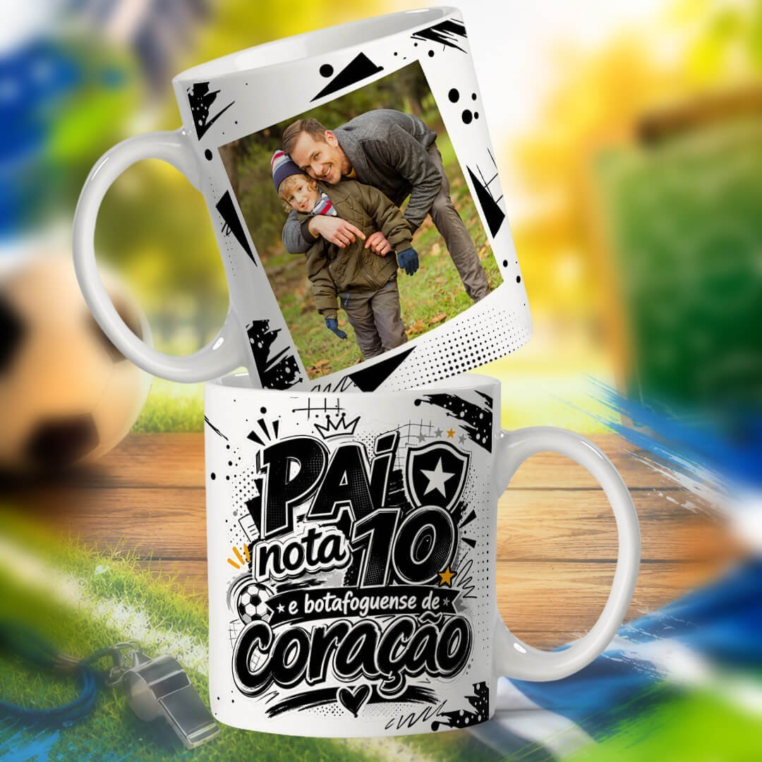 Arte Canecas Pai nota 10 - Imagem 2