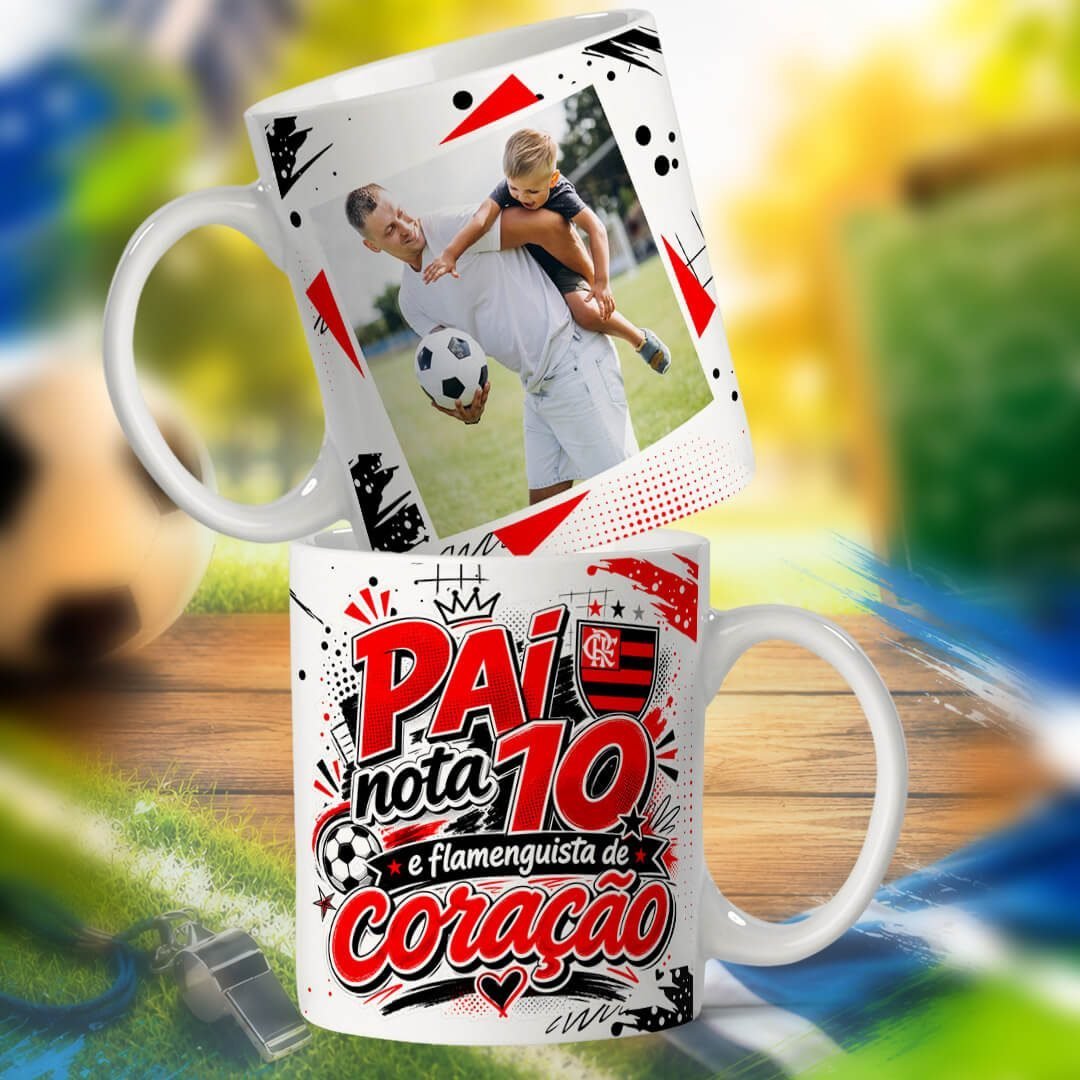 Arte Canecas Pai nota 10 - Imagem 7