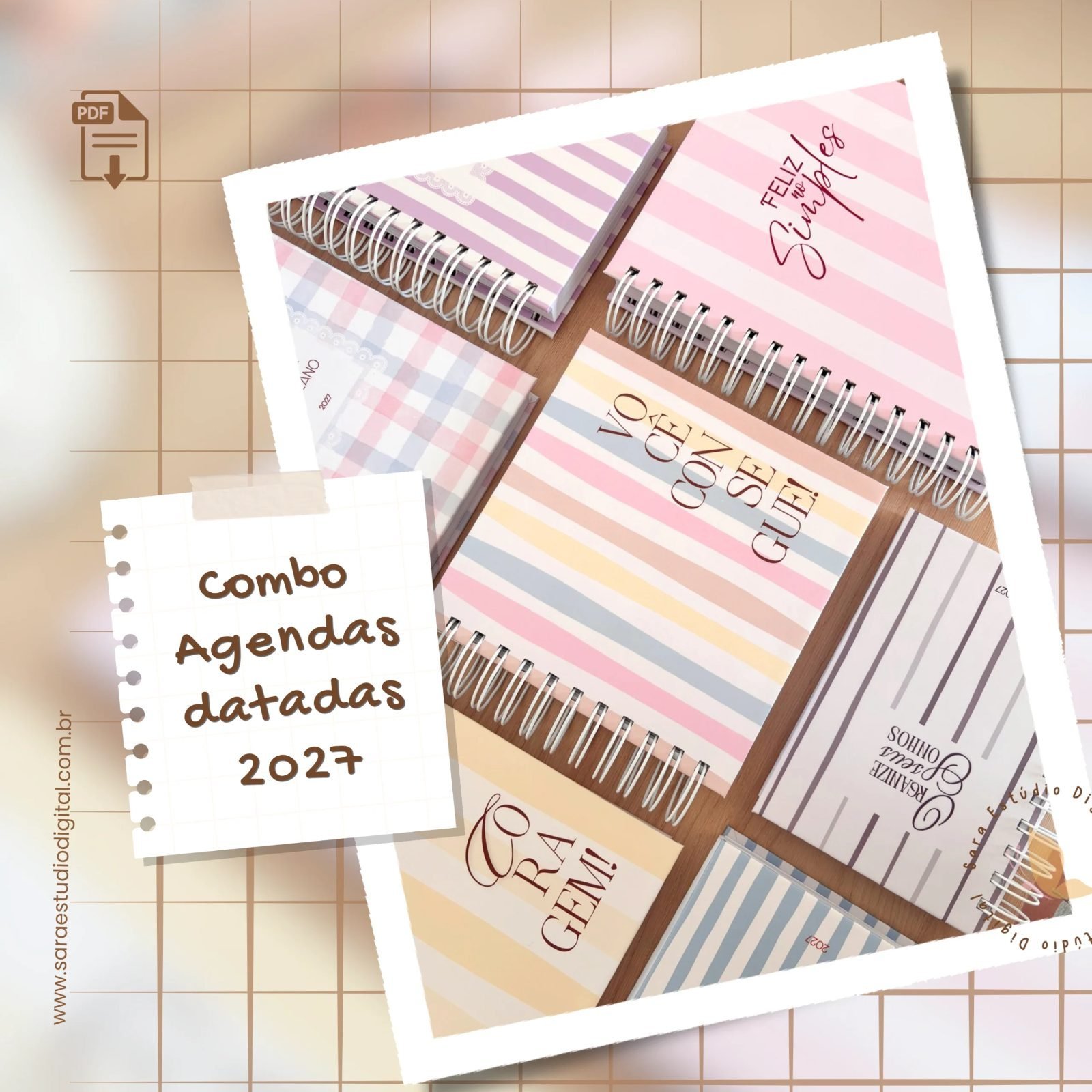 COMBO AGENDAS 2027 – MIOLOS DATADOS E NÃO DATADOS
