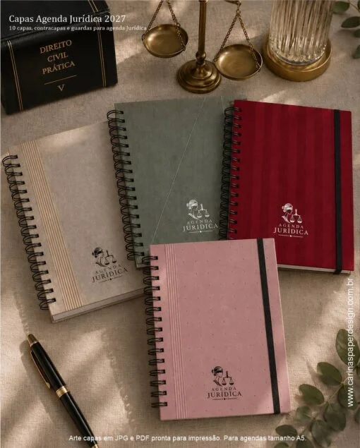 Combo 10 capas A5 para Agenda Jurídica 2027 - Imagem 4