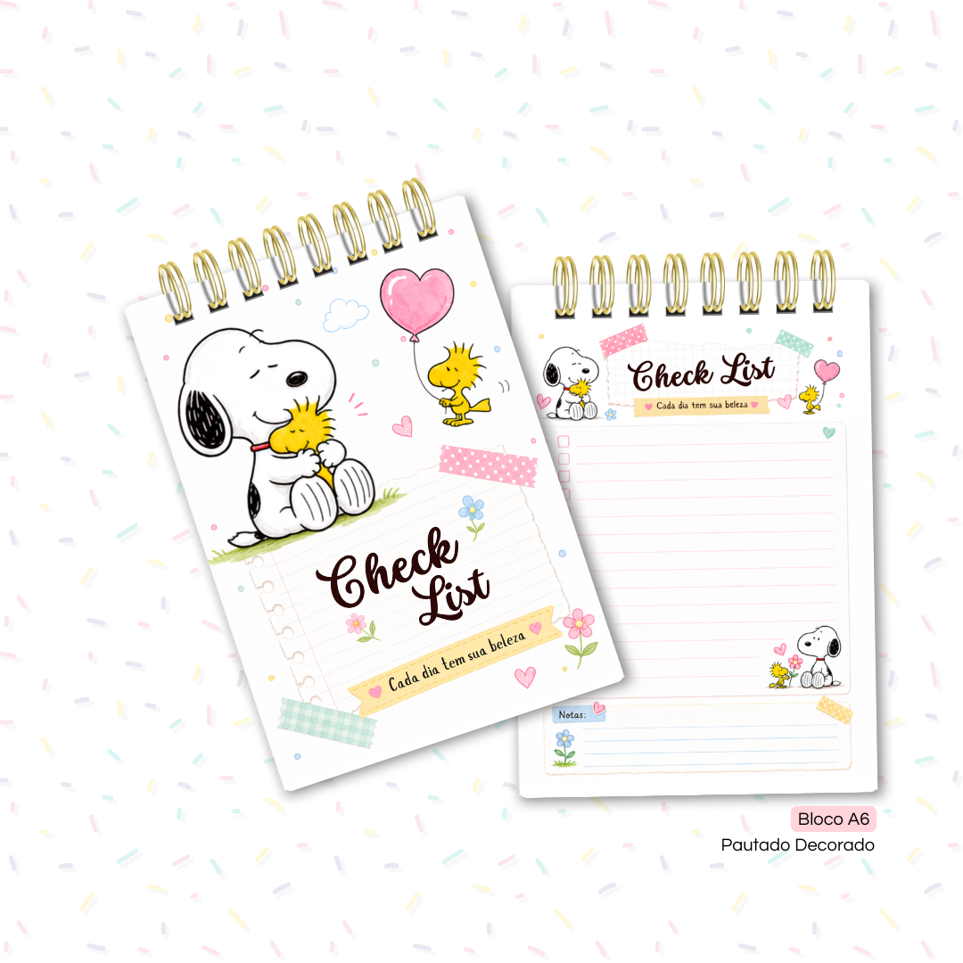 Arquivo Encadernação Snoopy - Imagem 2