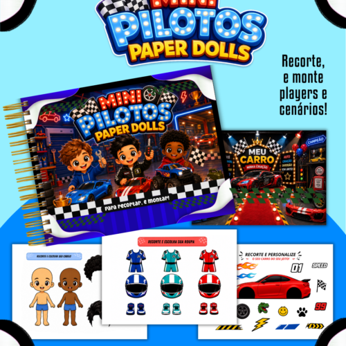 Arquivo Paper Dolls Carros – Versão Colorida