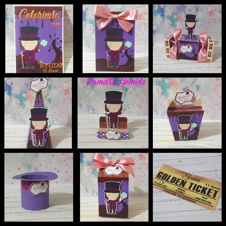 A Fantástica Fábrica de Chocolate – Arquivo de Corte / Festa