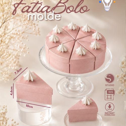 Arquivo Caixa Bolo 8 Fatias