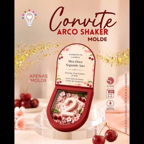 ARQUIVO DE CORTE CONVITE ARCO SHAKER