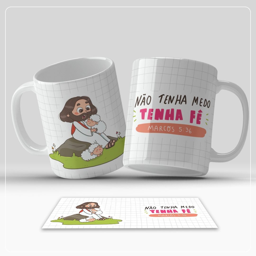Arte Canecas Canecas – Religioso Ilustrado - Imagem 2