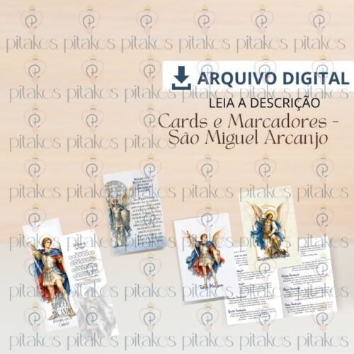 Arquivo Cards e Marcadores São Miguel Arcanjo