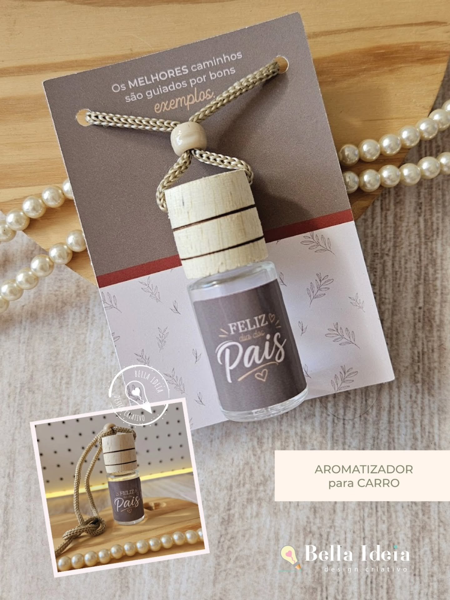 Cartão para Aromatizador – Dia dos Pais