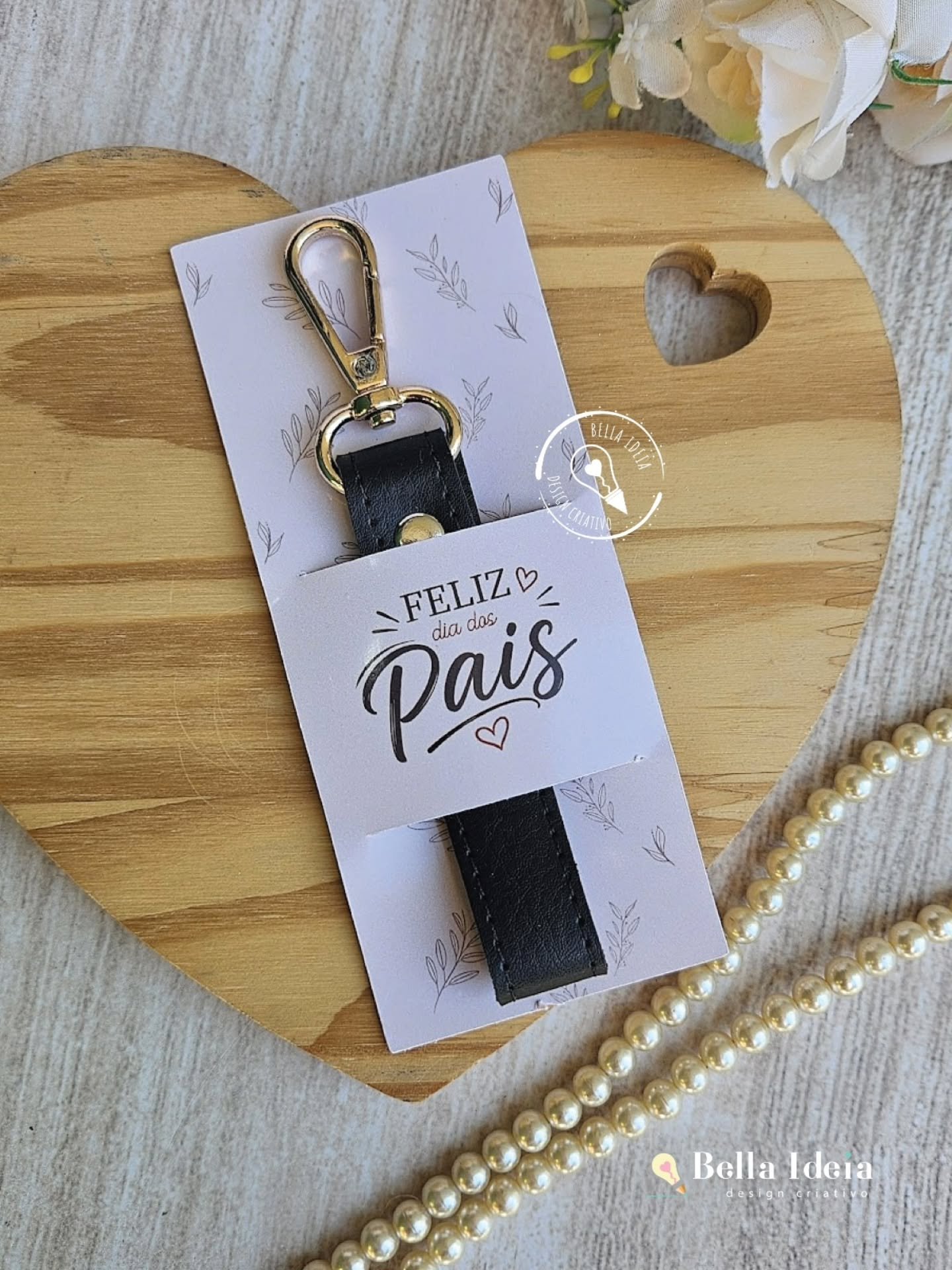 Cartão para Chaveiro – Dia dos Pais
