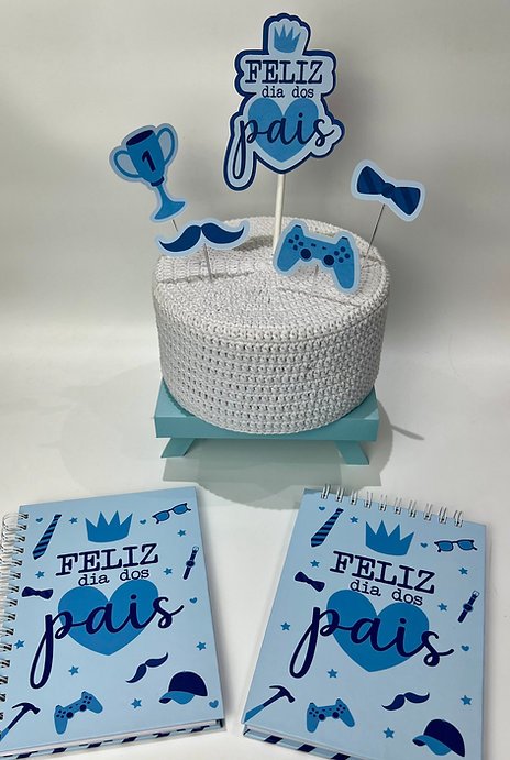 Kit dia dos pais Encadernação + Papelaria - Arquivo Digital