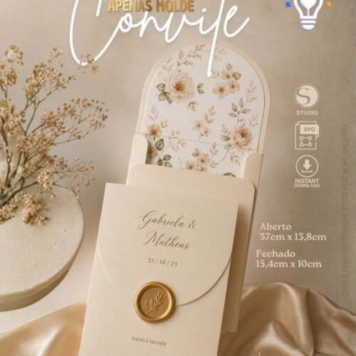 ARQUIVO DE CORTE CONVITE DE CASAMENTO