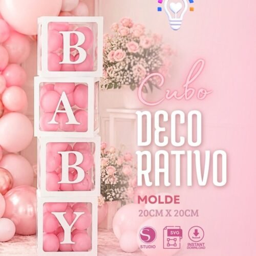 ARQUIVO DE CORTE CUBOS DECORATIVO