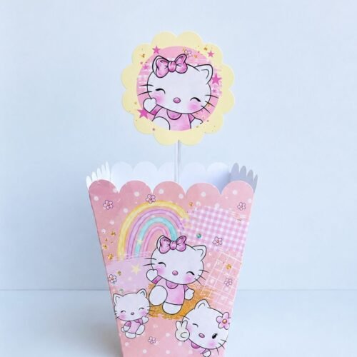 Arquivo de Corte Centro de Mesa HELLO KITTY
