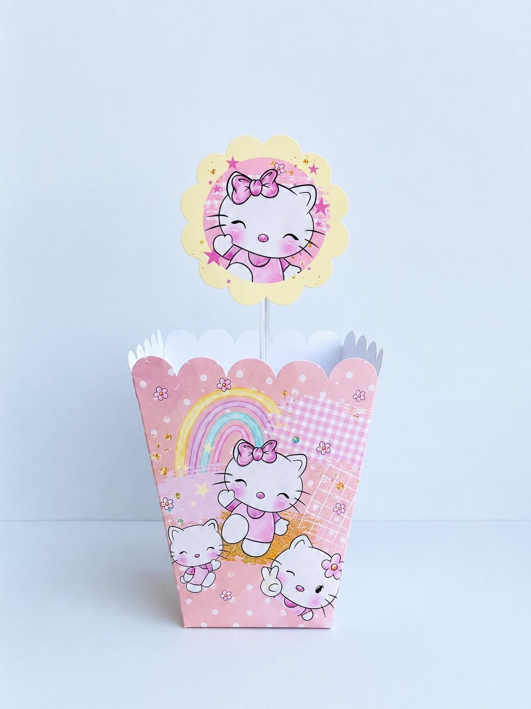Arquivo de Corte Centro de Mesa HELLO KITTY