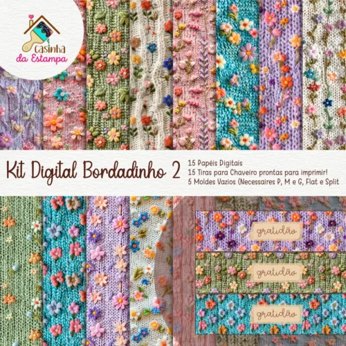 Kit Digital Bordadinho Inverno