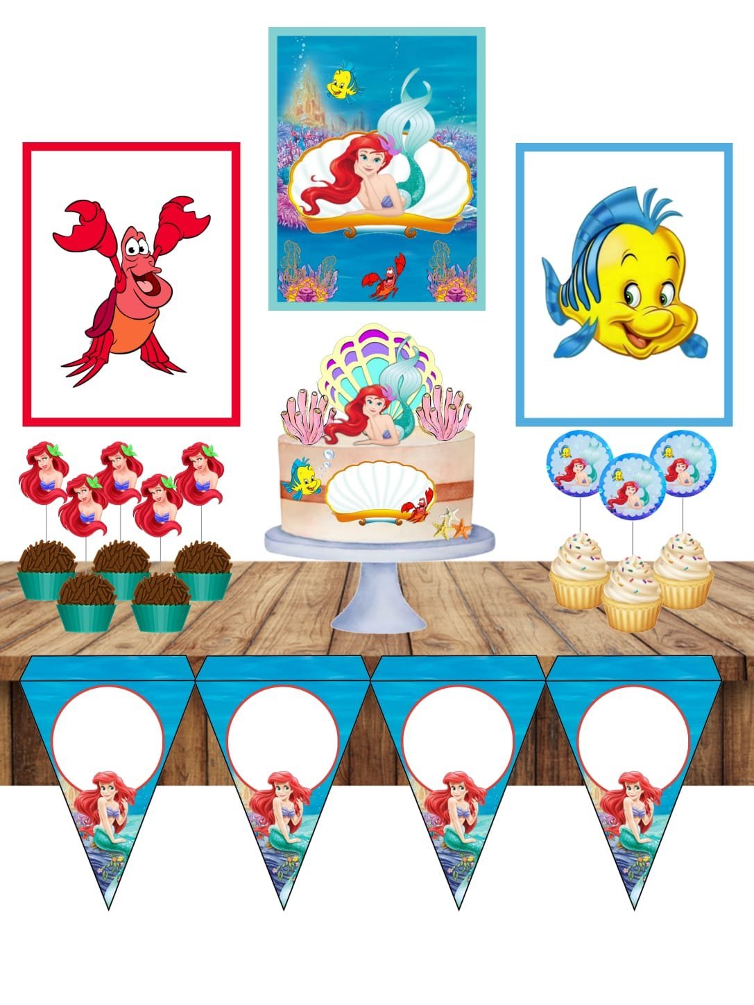 A Pequena Sereia – Arquivo de Corte / Festa