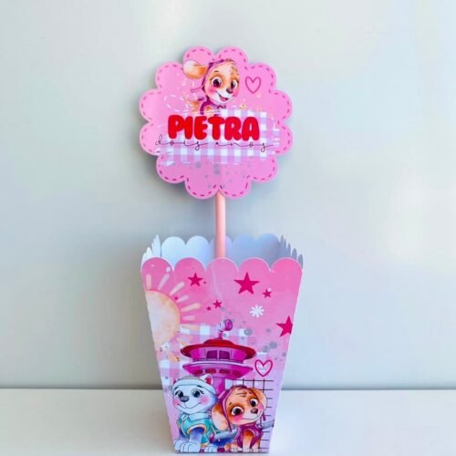 Arquivo de Corte Centro de Mesa PATRULHA CANINA MENINA