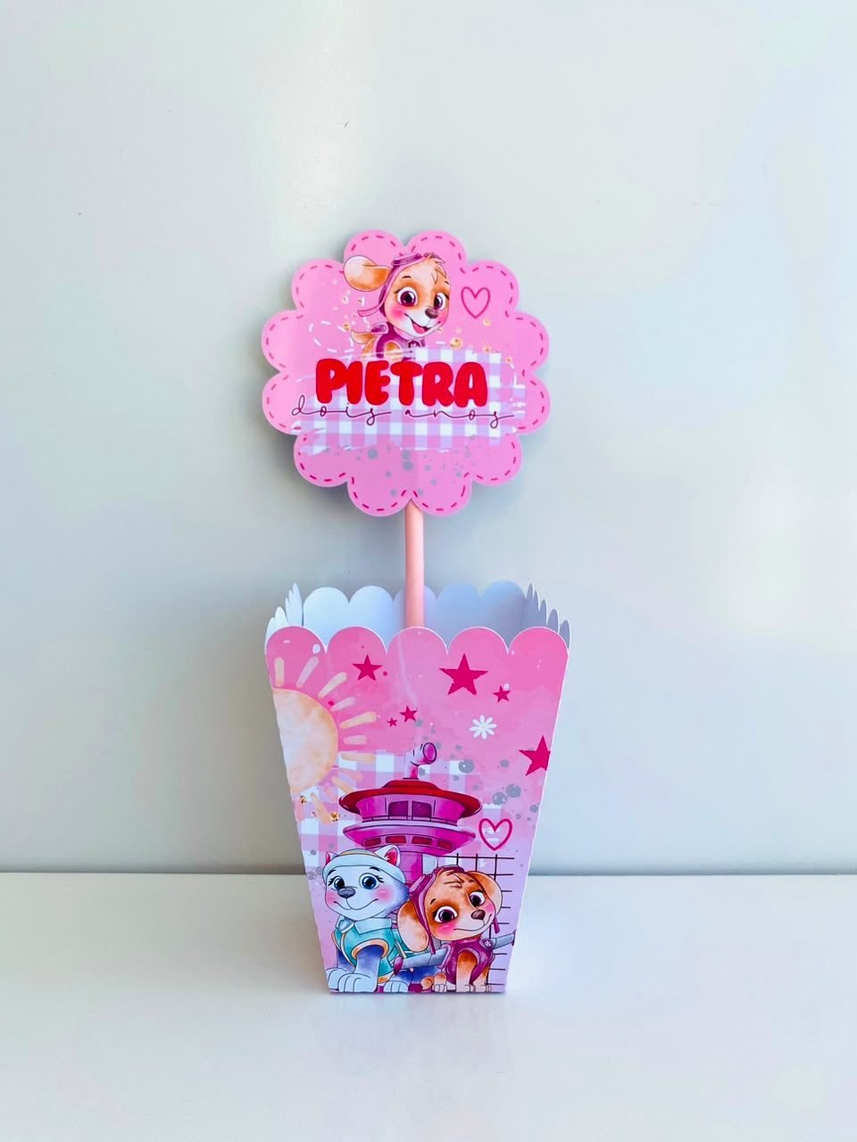 Arquivo de Corte Centro de Mesa PATRULHA CANINA MENINA