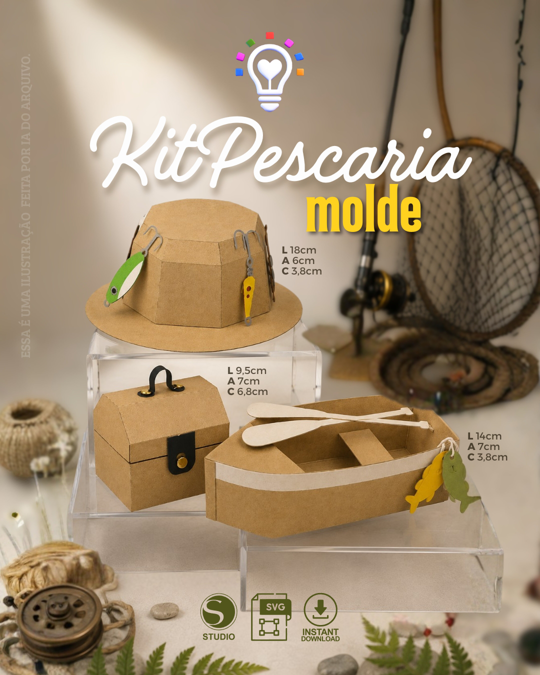 ARQUIVO MOLDE PESCARIA