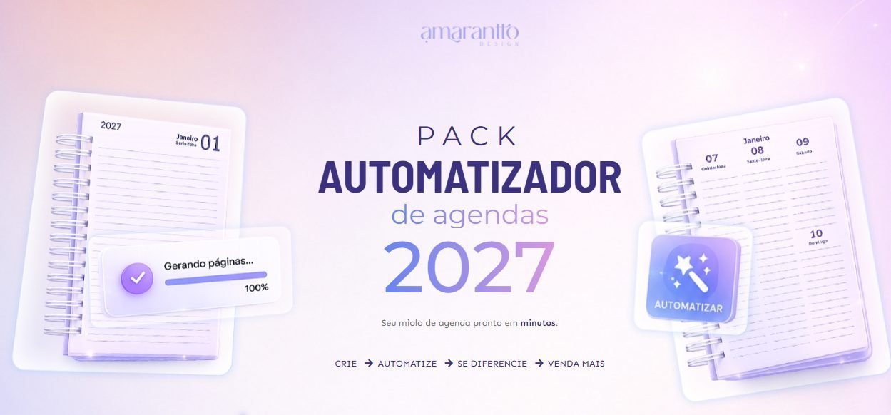 Pack Automatizador de Agendas 2027 – Versão PRO