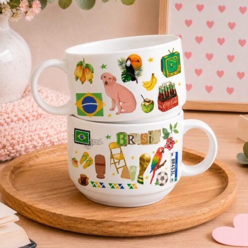 Arte Caneca Brasilidades