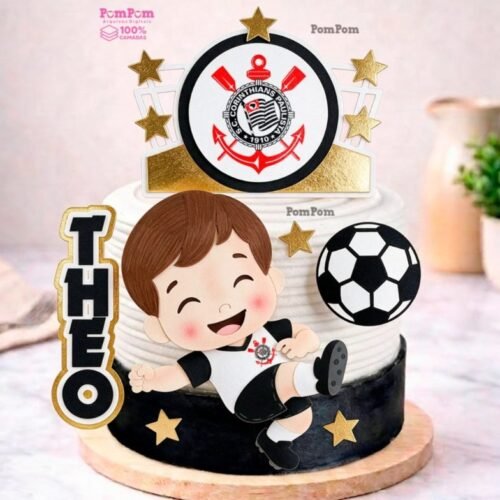 Arquivo Topo de Bolo Futebol Corinthians