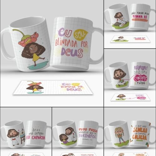 Arte Canecas Canecas – Religioso Ilustrado
