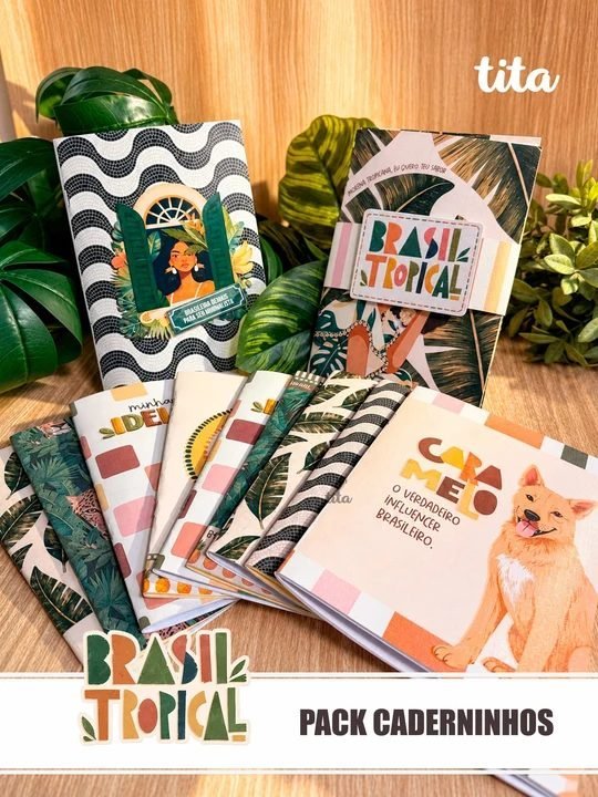 Brasil Tropical - Pack Caderninhos
