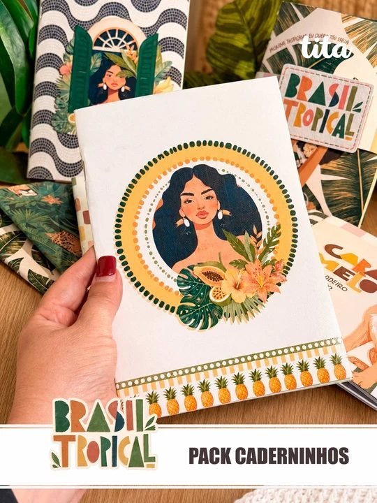 Brasil Tropical - Pack Caderninhos - Imagem 2
