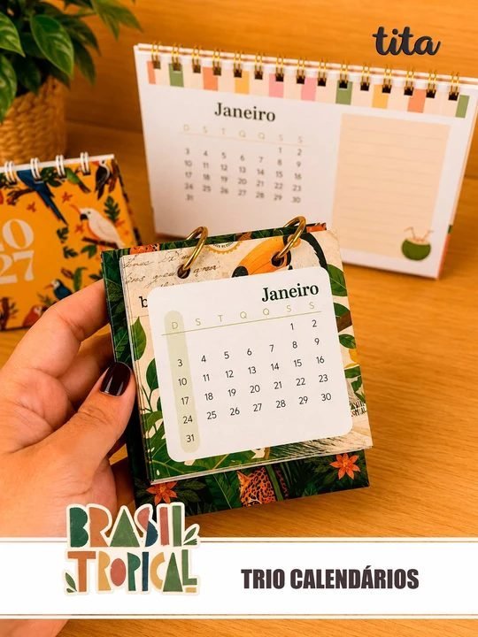 Brasil Tropical - Trio Calendários - Imagem 5