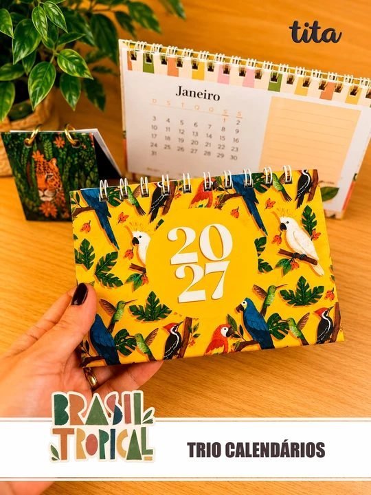 Brasil Tropical - Trio Calendários - Imagem 3