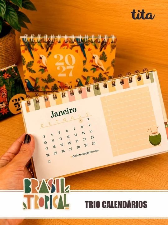 Brasil Tropical - Trio Calendários - Imagem 4