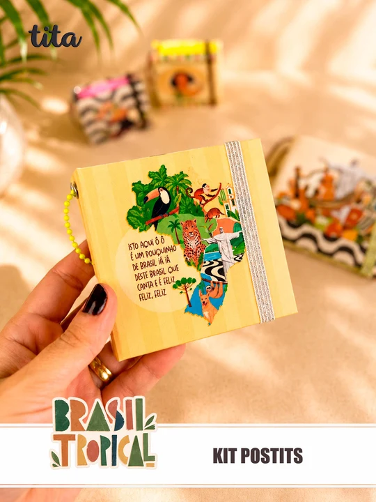 Brasil Tropical - Kit Postits - Imagem 5