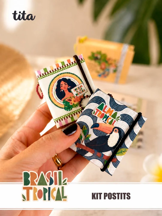 Brasil Tropical - Kit Postits - Imagem 4
