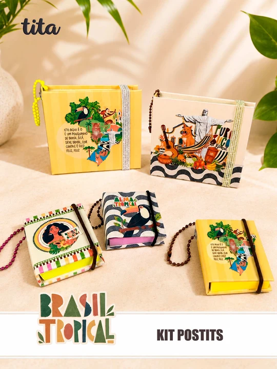 Brasil Tropical - Kit Postits