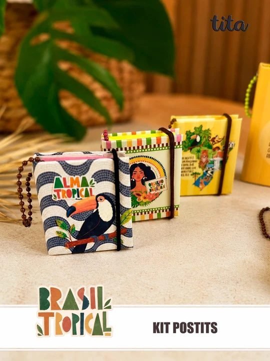 Brasil Tropical - Kit Postits - Imagem 2