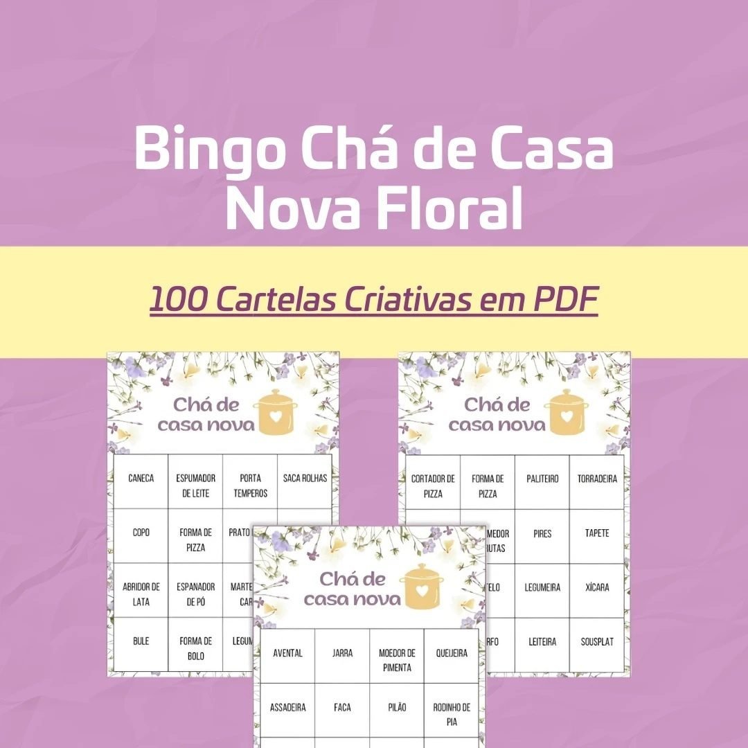 Arquivo Bingo Chá De Casa Nova