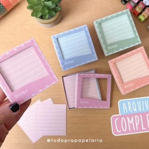 Arquivo Caixinha Post It