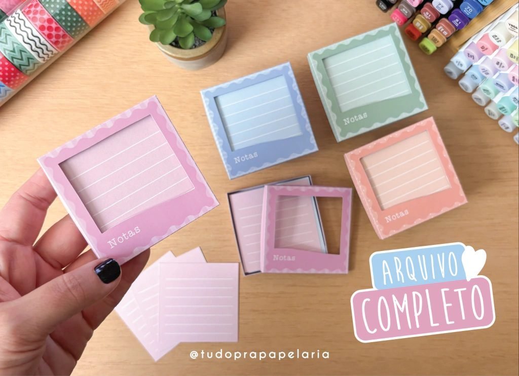 Arquivo Caixinha Post It