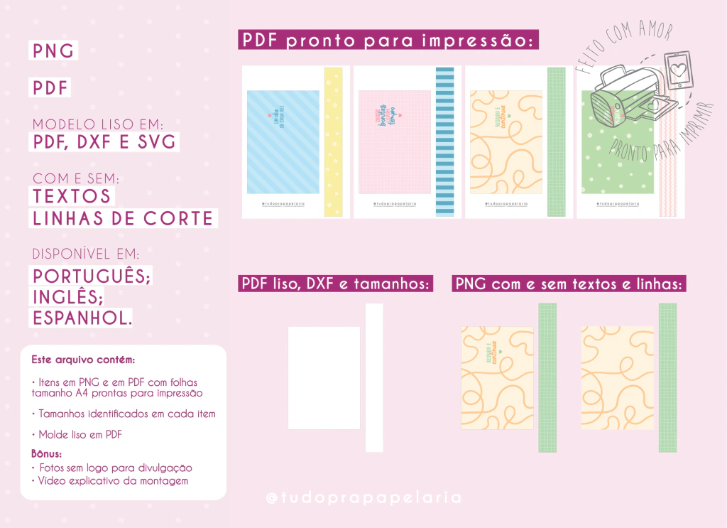 Arquivo Caderninho com frases – Presente - Imagem 3