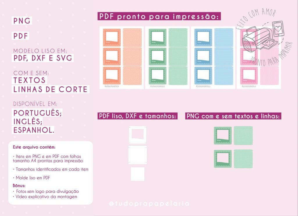 Arquivo Caixinha Post It - Imagem 2