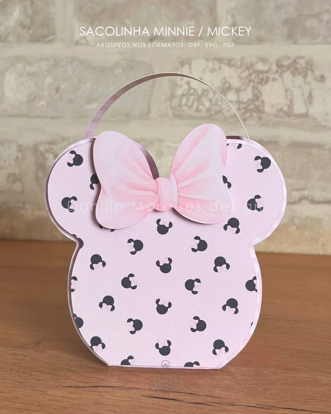 BOLSINHA MINNIE - Arquivos de Corte