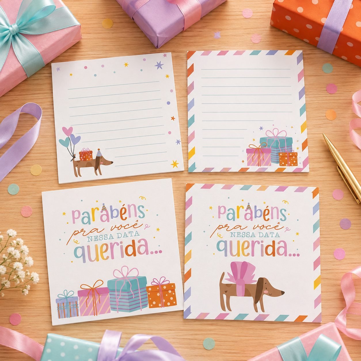 CARTÃO ANIVERSÁRIO - Arquivos de Corte