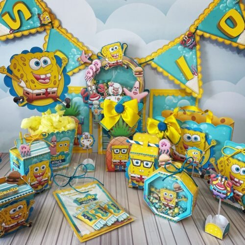 BOB ESPONJA - Arquivos de Corte / Festa Pronta