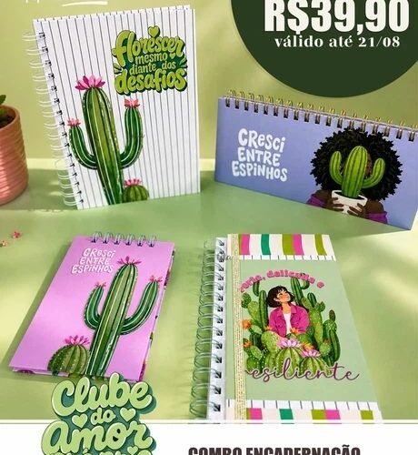 COMBO CLUBE DO AMOR PRÓPRIO - Encadernação