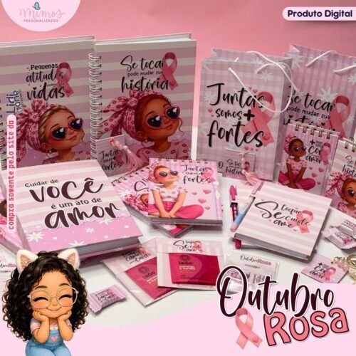 COLEÇÃO OUTUBRO ROSA - Encadernação