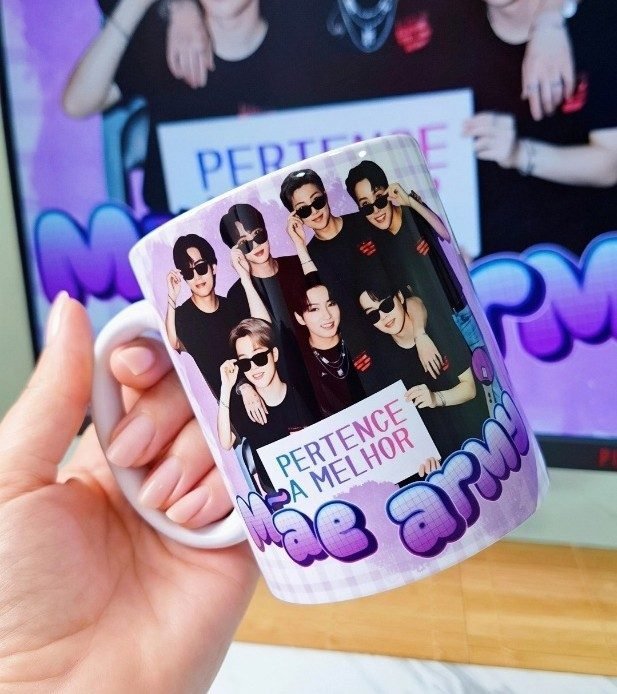 ARTE CANECA BTS - Sublimação