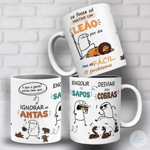 ARTE CANECA FLORK - Sublimação