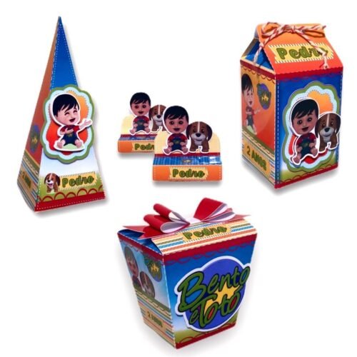 BENTO E TOTÓ - Arquivos de Corte / Festa Pronta