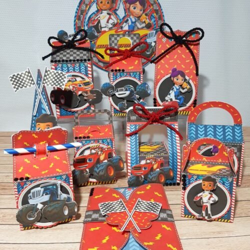 BLAZE AND THE MONSTER MACHINES - Arquivos de Corte / Festa Pronta